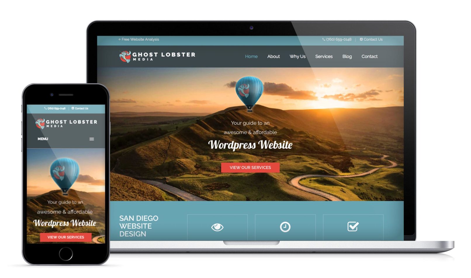 Ghost Lobster Media - San Diego Website Design